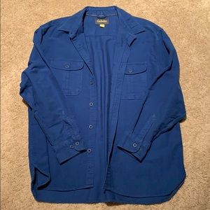 Men’s blue Cabela’s button down